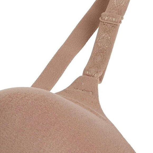 **Warner's** Women's Blissful Benefits Back-Smoothing Comfort Wireless T-Shirt - Picture 4 of 11